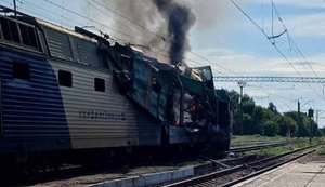 Удар по поезду в Днепропетровской области