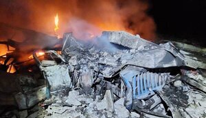 6 "Shahed" UAVs were shot down over Dnipropetrovsk region at night, there is hit in Kryvy Rih, - RMA. PHOTOS