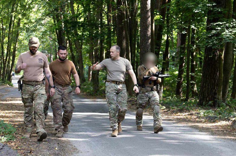 Головнокомандувач ЗСУ Олександр Сирський на фронті