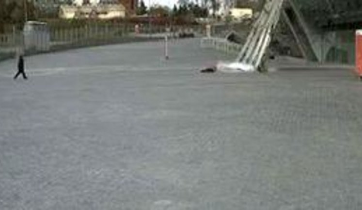 One Step to Death. Little Girl Miraculously Saved During Shelling of "Donbas-Arena" Stadium. VIDEO