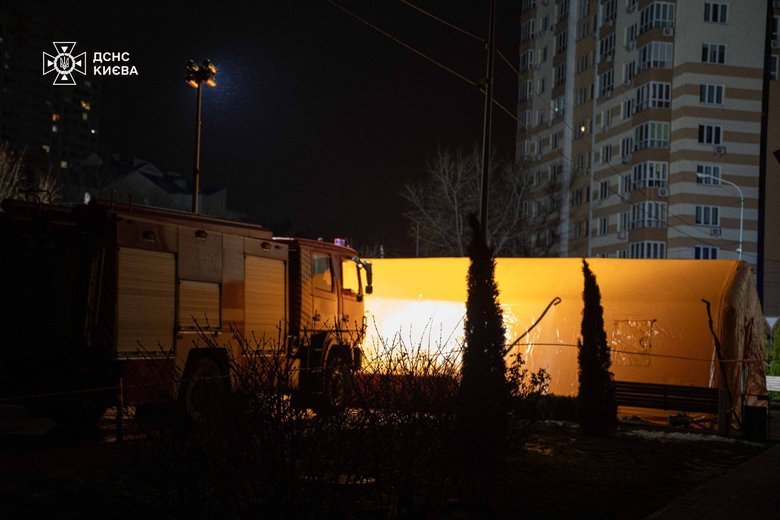 Київ після обстрілу