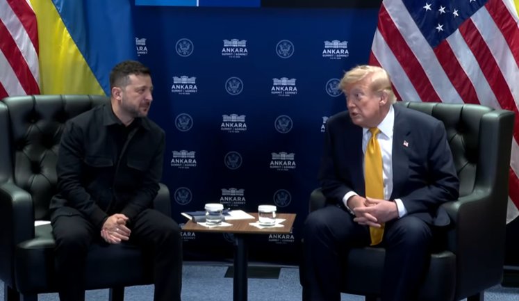 Зеленський розпочав зустріч із Трампом на полях саміту НАТО. ПРЯМА ТРАНСЛЯЦIЯ