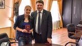 Биатлонистка Джима награждена орденом "За заслуги" II степени. ФОТО