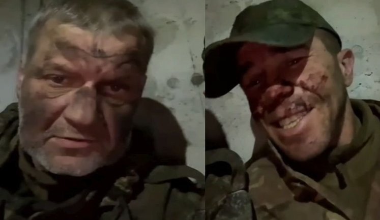 Двое оккупантов из 82-го полка армии РФ жалуются на своего офицера: "Нас разбила Баба Яга. Командир дал нам по задницам и снова отправляет в бой". ВИДЕО