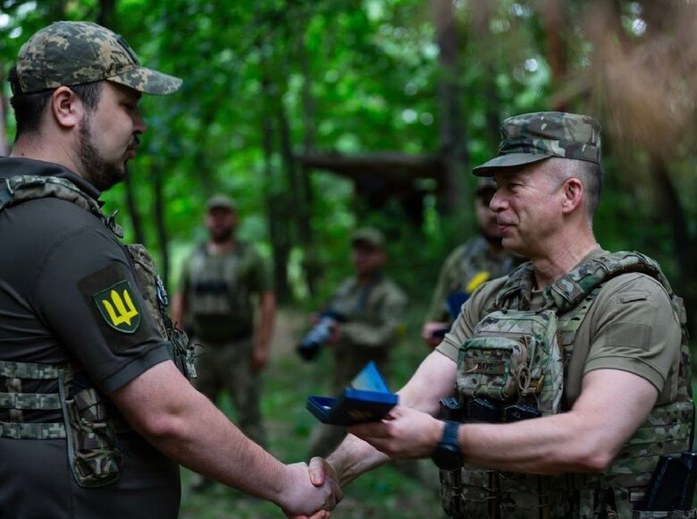 Сирський відвідав Покровський напрямок
