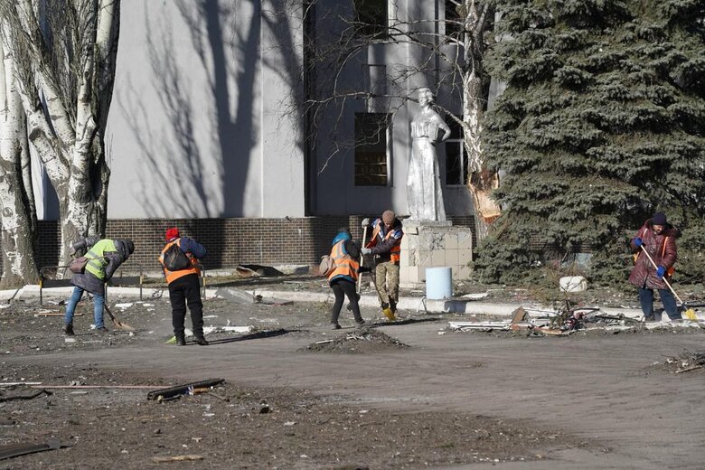 Наслідки обстрілу Покровська