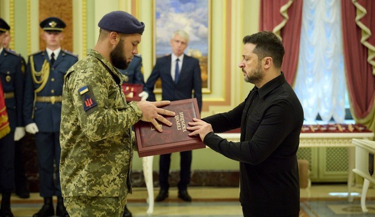 Зеленський вручив державні нагороди військовослужбовцям Повітряних сил