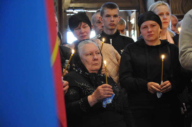 Farewell to cyborg paratrooper of 95th Brigade Ruslan Borovik, who died in battles with Russian occupiers in east, said goodbye in Kyiv 34