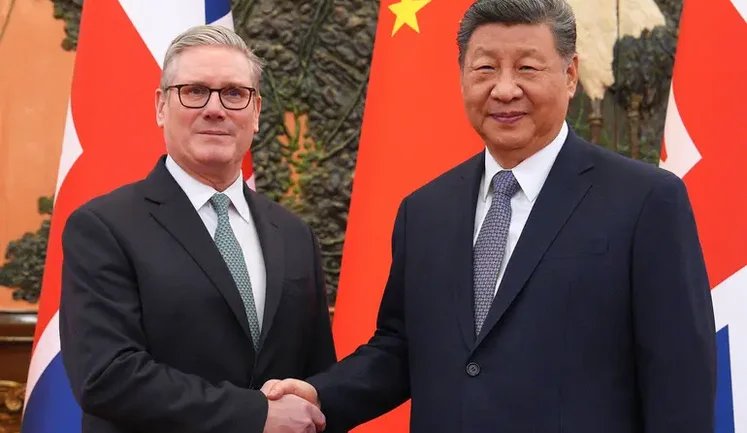 Стармер та Сі домовилися про "всеосяжне стратегічне партнерство" між Британією та Китаєм