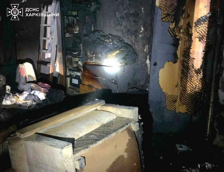 Наслідки пожежі на Харківщині