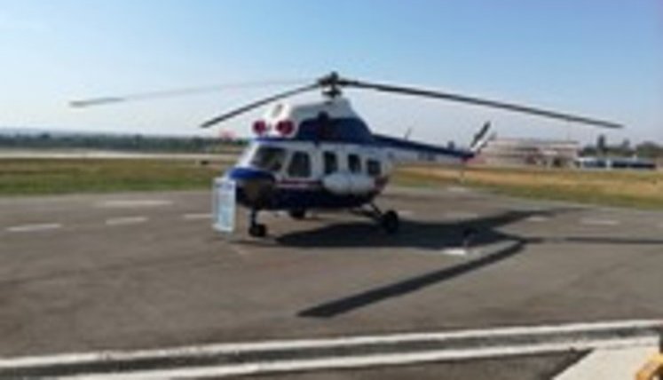 "Мотор Сич" продемонстрировала первый полет нового вертолета. ВИДЕО