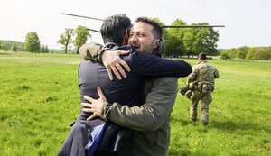 Зеленский прибыл в Великобританию и встретился с Сунаком. ВИДЕО+ФОТО