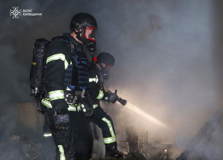 Ресторан в Киевской области после атаки дронов