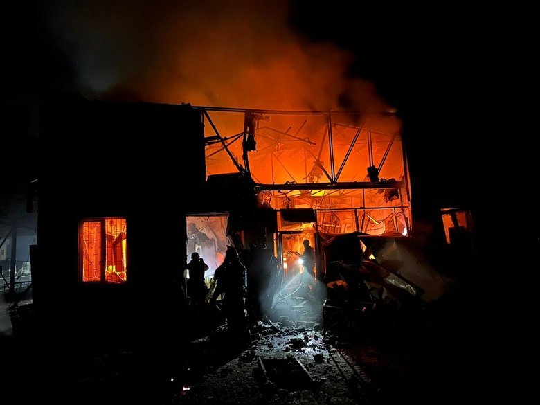 Орлівка після обстрілу