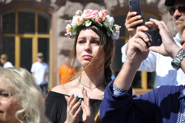 Давно не було таких теплих маршів: тисячі бійців пройшли центром столиці 10