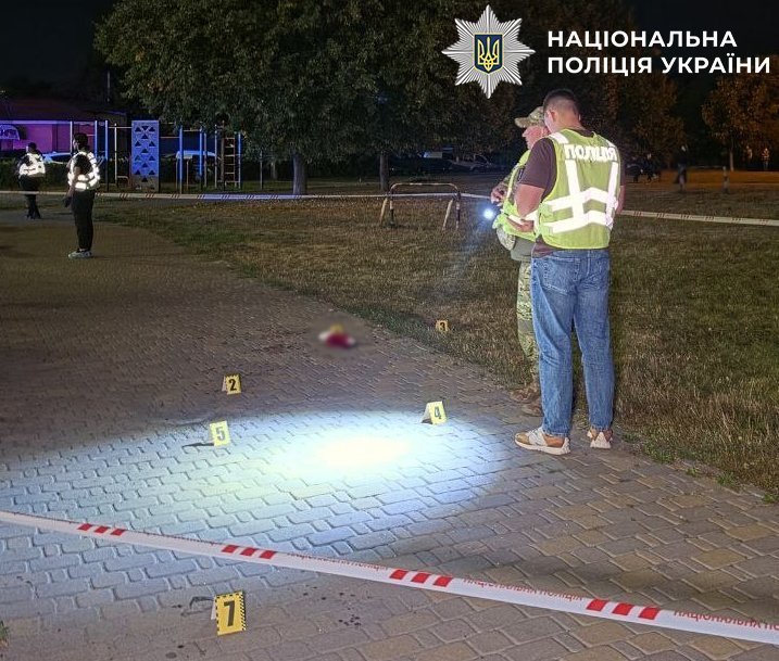 Взрыв гранаты в Киеве