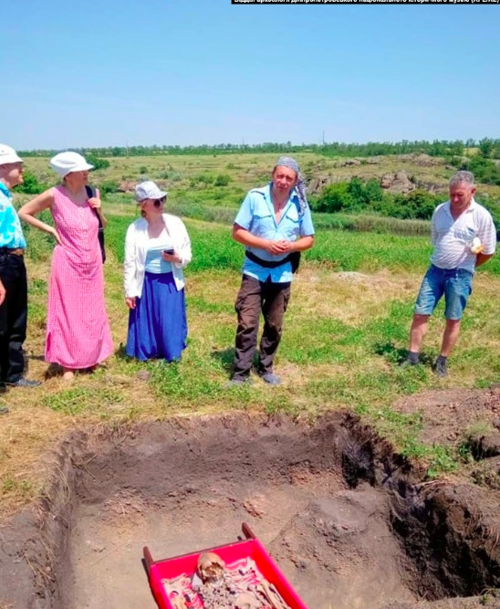 Останки скіфського воїна перепоховали на Дніпропетровщині 02