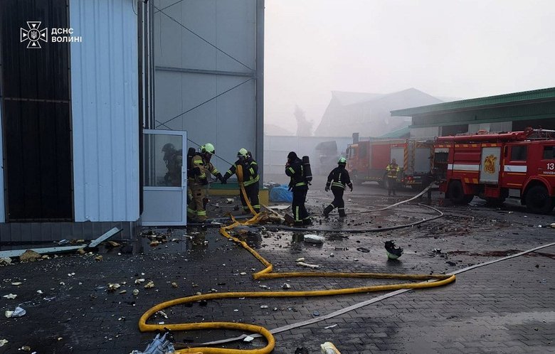 Strike on a factory in Volyn: an ammonia leak occurred
