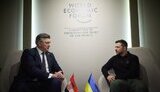 Зеленський та прем’єр Хорватії Пленкович зустрілися у Давосі 22 січня