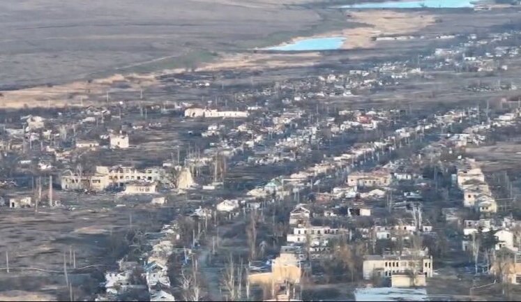 Уничтоженное оккупантами село Первомайское вблизи Донецка. ВИДЕО беспилотника