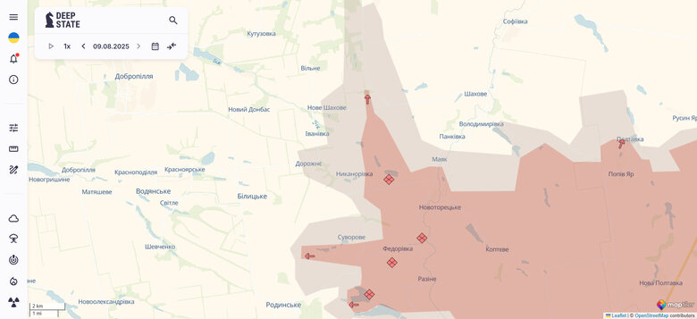 Nikanorivka map