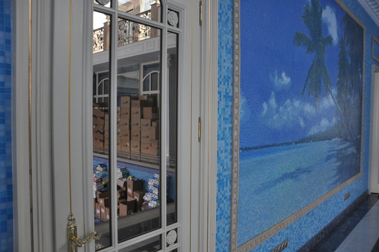 Штаб військових медиків Першого добровольчого мобільного шпиталю в маєтку Пінчука 11