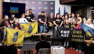 За ініціативи ГО «Вояцький Визвіл» відбулася пресконференція «Символічні військовополонені: як повернути бійців бригади «Азов» з російського полону».
