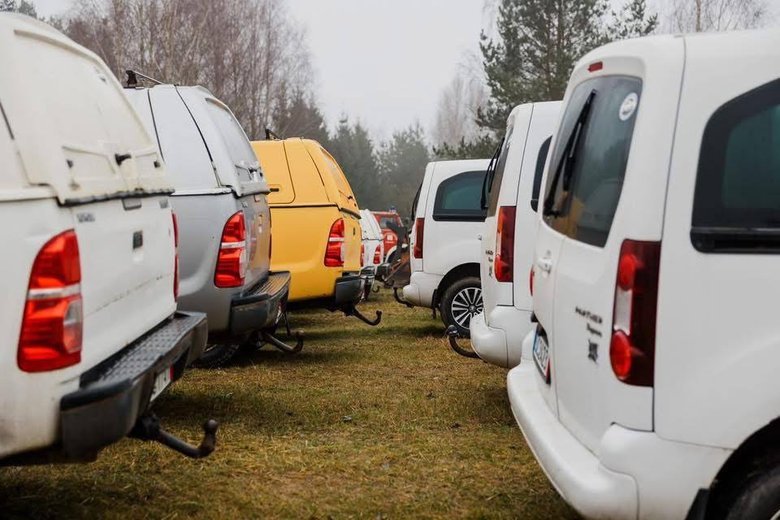 Конвой помощи из Латвии прибыл в Украину