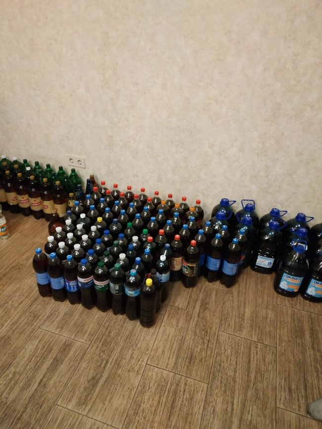 Житель Полтавщины изготавливал с целью сбыта фальсифицированный алкоголь из недоброкачественного сырья: изъято товаров на 2,5 млн грн 07