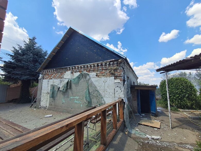 Russian attacks on Dnipropetrovsk region on 16 July