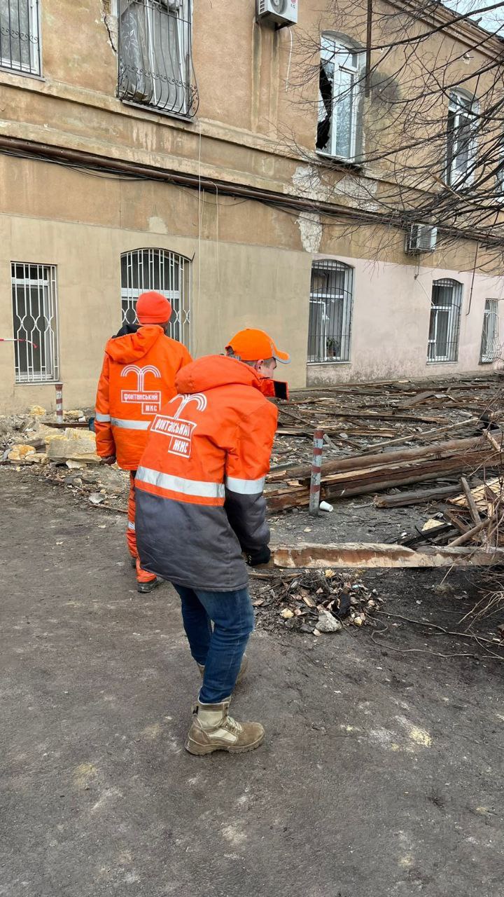 Наслідки атаки шахедів на Одесу