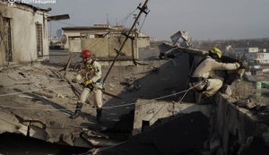 Атака РФ на багатоповерхівку у Полтаві: рятувальники демонтували частини перекриття на верхньому поверсі. ВІДЕО+ФОТОрепортаж