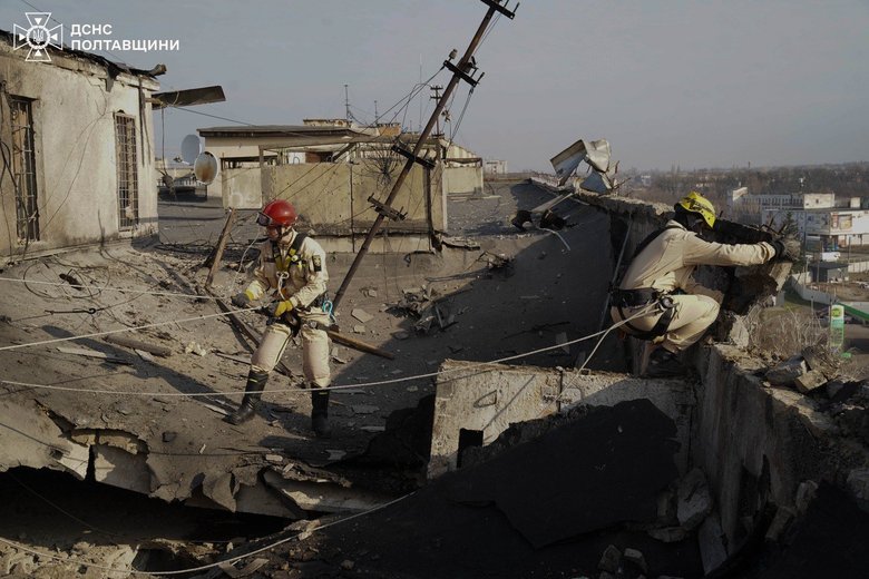 Удар РФ по Полтаві