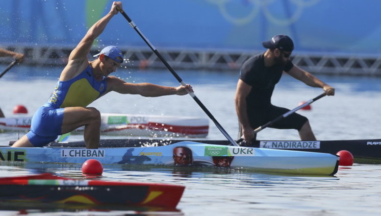 Ukraine scores another Olympic gold as Yurii Cheban wins in rowing. PHOTOS