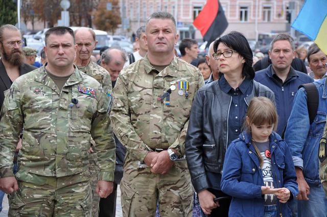 Kyiv commemorates fighters killed in Ilovaisk three years ago 07 Kyiv commemorates fighters killed in Ilovaisk three years ago 07