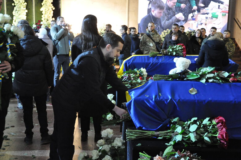 In Kyiv, farewell to leadership of Ministry of Internal Affairs, who died in plane crash in Brovary, was held 06
