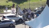 Активисты пикетируют съезд "Слуги народа": "Зеленский, выйди к людям". ВИДЕО+ФОТОрепортаж