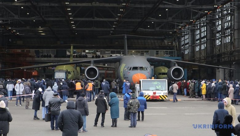 First serial military transport aircraft An-178-100R presented in Kyiv 17