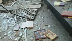 Premises of "Channel" 5 damaged as result of massive Russian strike on Kyiv. VIDEO&PHOTOS