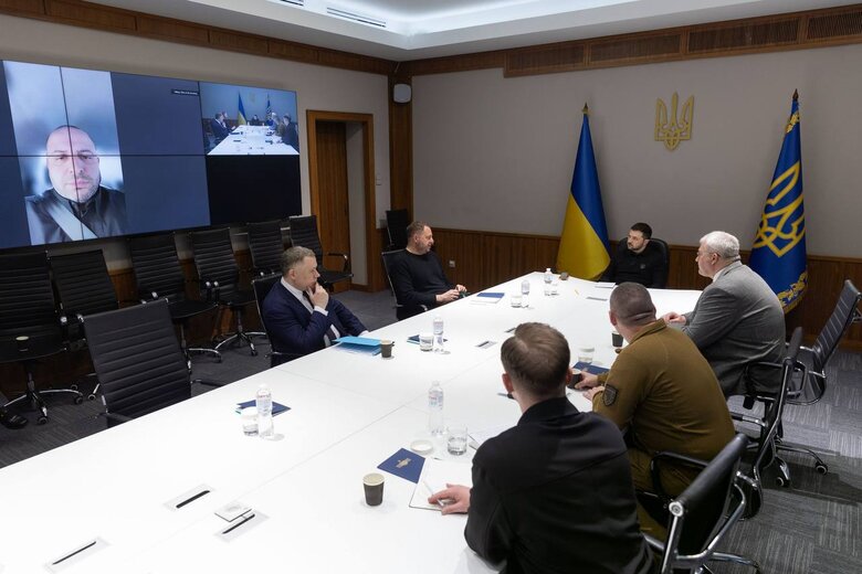 Зеленский заслухав доповідь щодо переговорів зі США в Саудівській Аравії
