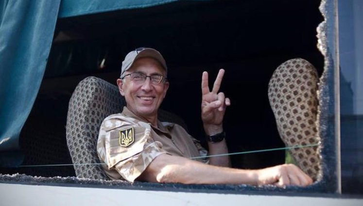 Memorial of US citizen Marko Paslawsky, killed last summer in Ilovaisk, unveiled in Kyiv. PHOTOS + VIDEO