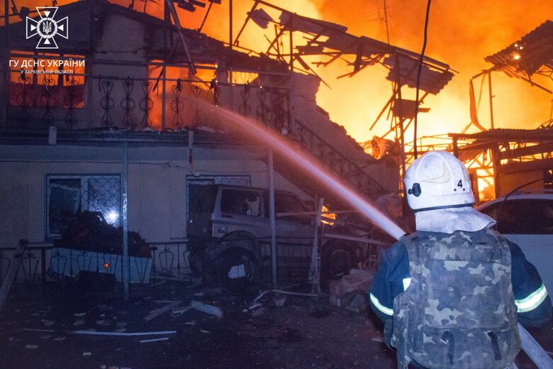 Consequences of drone attacks in Kharkiv and region: 5 fires broke out 06