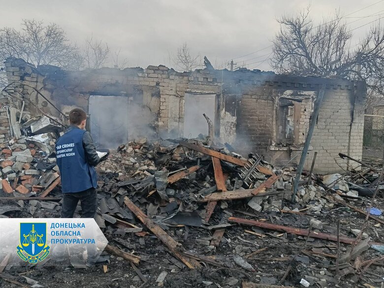 Наслідки обстрілу Селидового