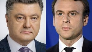 Порошенко запросив Макрона відвідати Україну