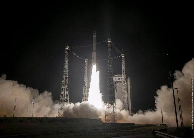 Ракета Vega с украинским двигателем успешно вывела в космос спутник для Марокко 01