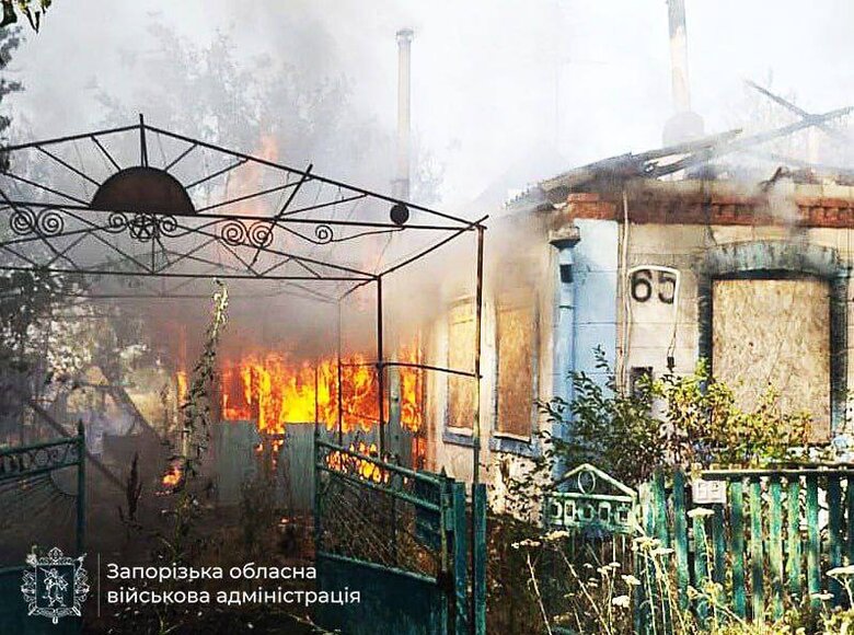 Наслідки ударів РФ по Запорізькій області 27 серпня