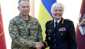 Сырский рассказал о ситуации на фронте генералу Канады Дженни Кариньян