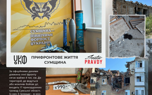 «Сектор правди» відзняв «Прифронтове життя» на Сумщині