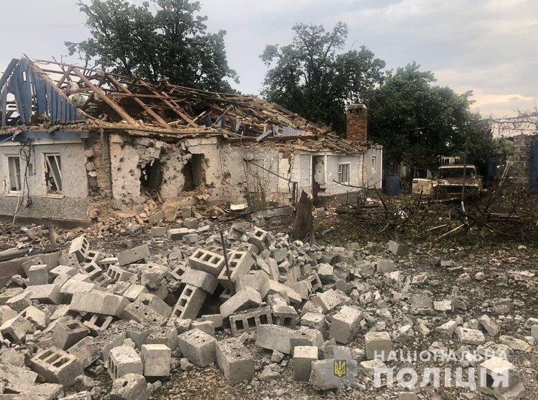 Consequences of shelling of Dnipropetrovsk region: Rashists struck from MLRS Uragan. There are wounded 02 Consequences of shelling of Dnipropetrovsk region: Rashists struck from MLRS Uragan. There are wounded 02