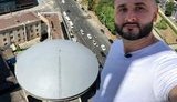Ко дню рождения известного архитектора Флориана Юрьева волонтеры отреставрировали крышу культовой "тарелки на Лыбедской". ФОТОрепортаж